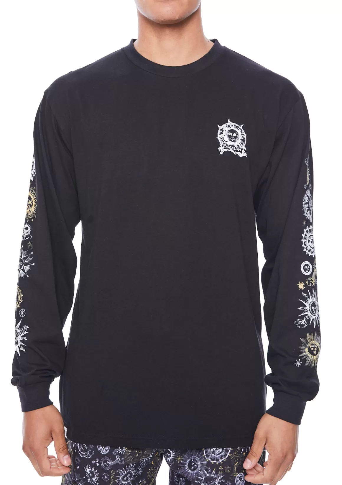 Boardies Apparel Black Suns Long Sleeve T-Shirt