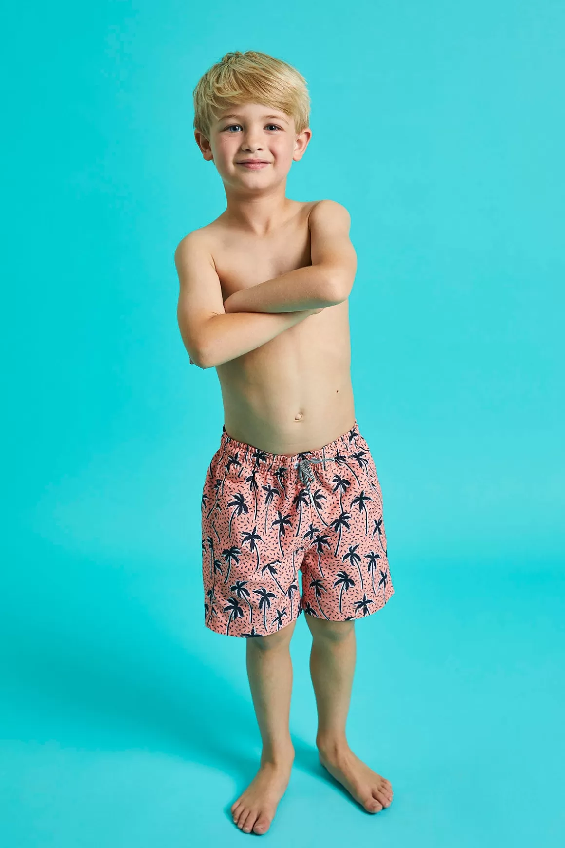 Boardies Apparel Kids Flair Palm Orange