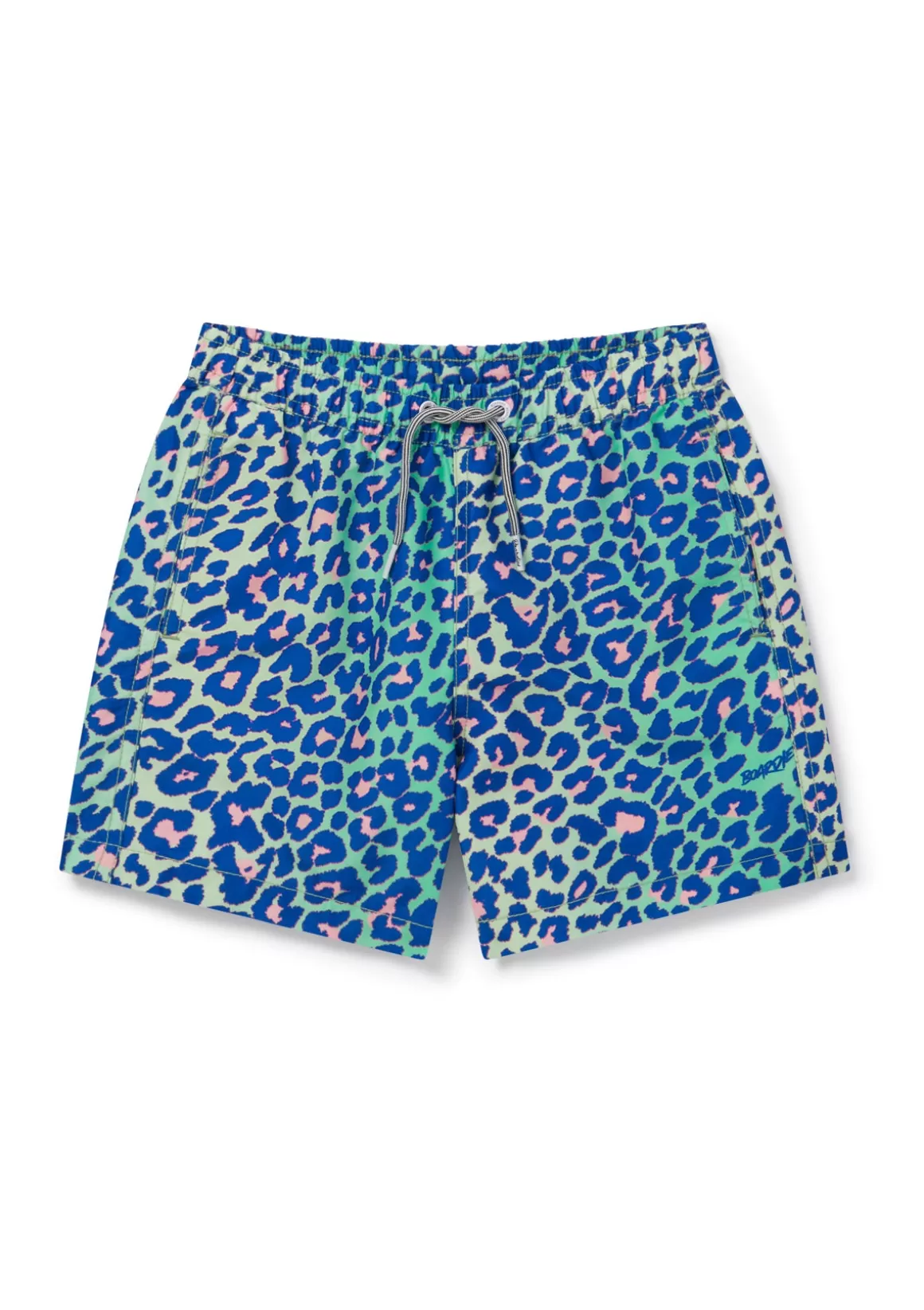 Boardies Apparel Kids Lime Leopard