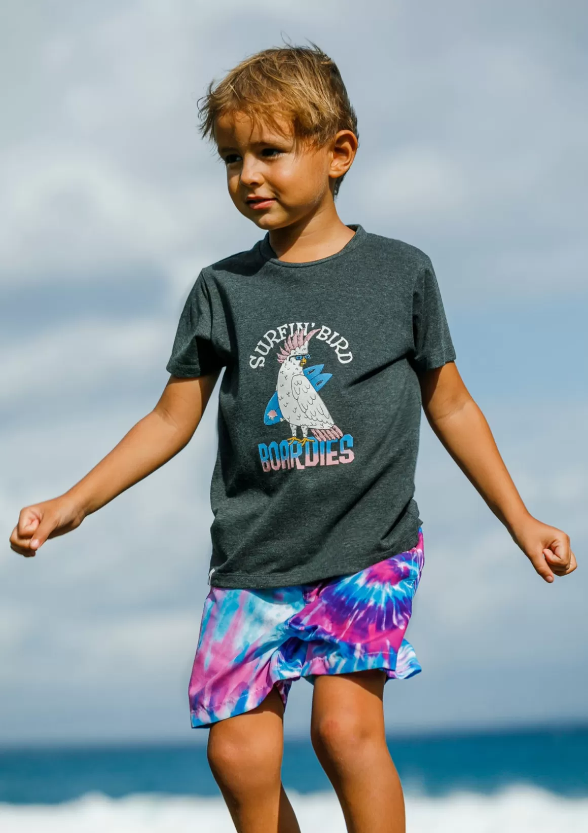 Boardies Apparel Kids Purple Haze Tie Dye Ii