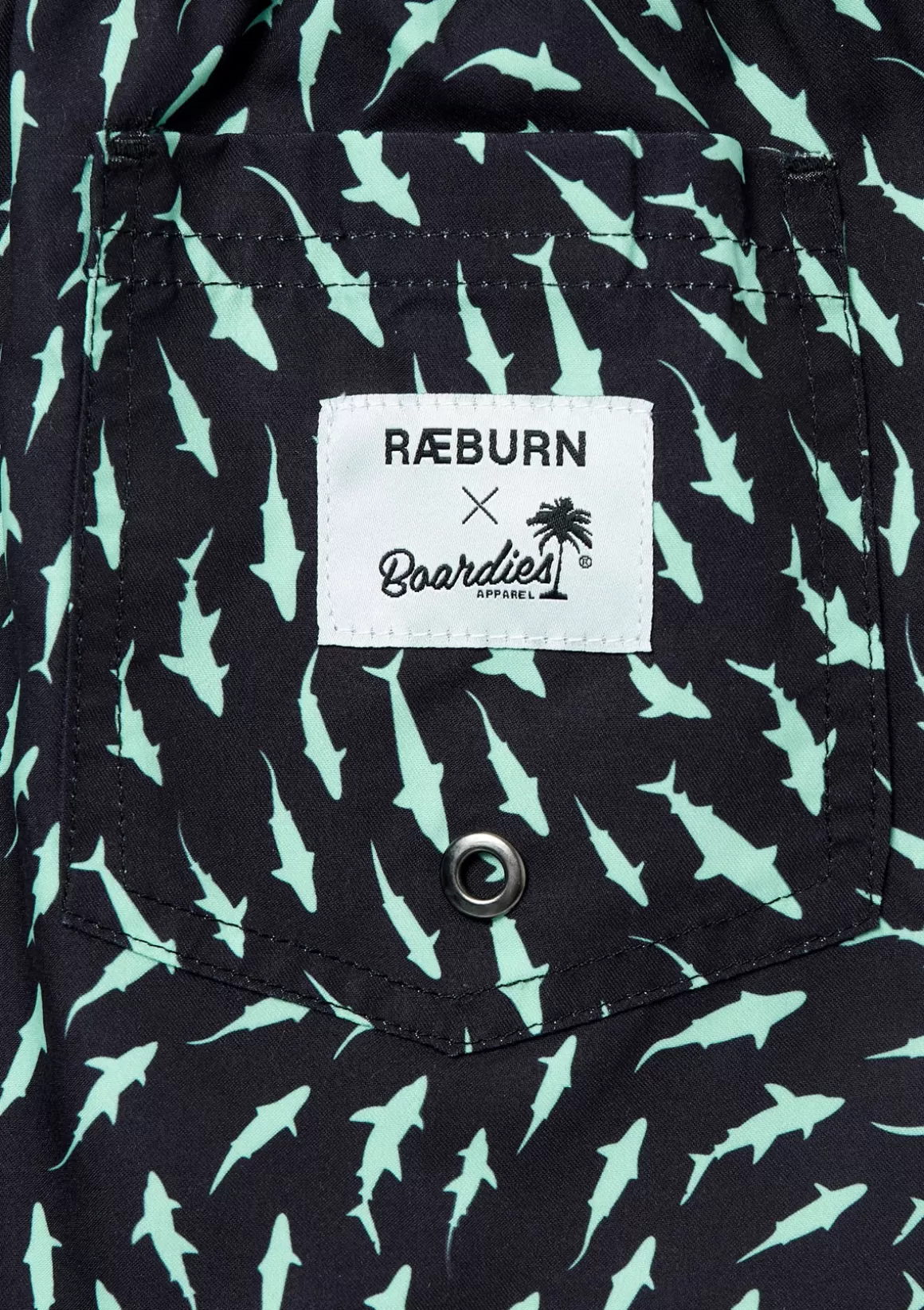 Boardies Apparel Kids Raeburn Sharks Charcoal