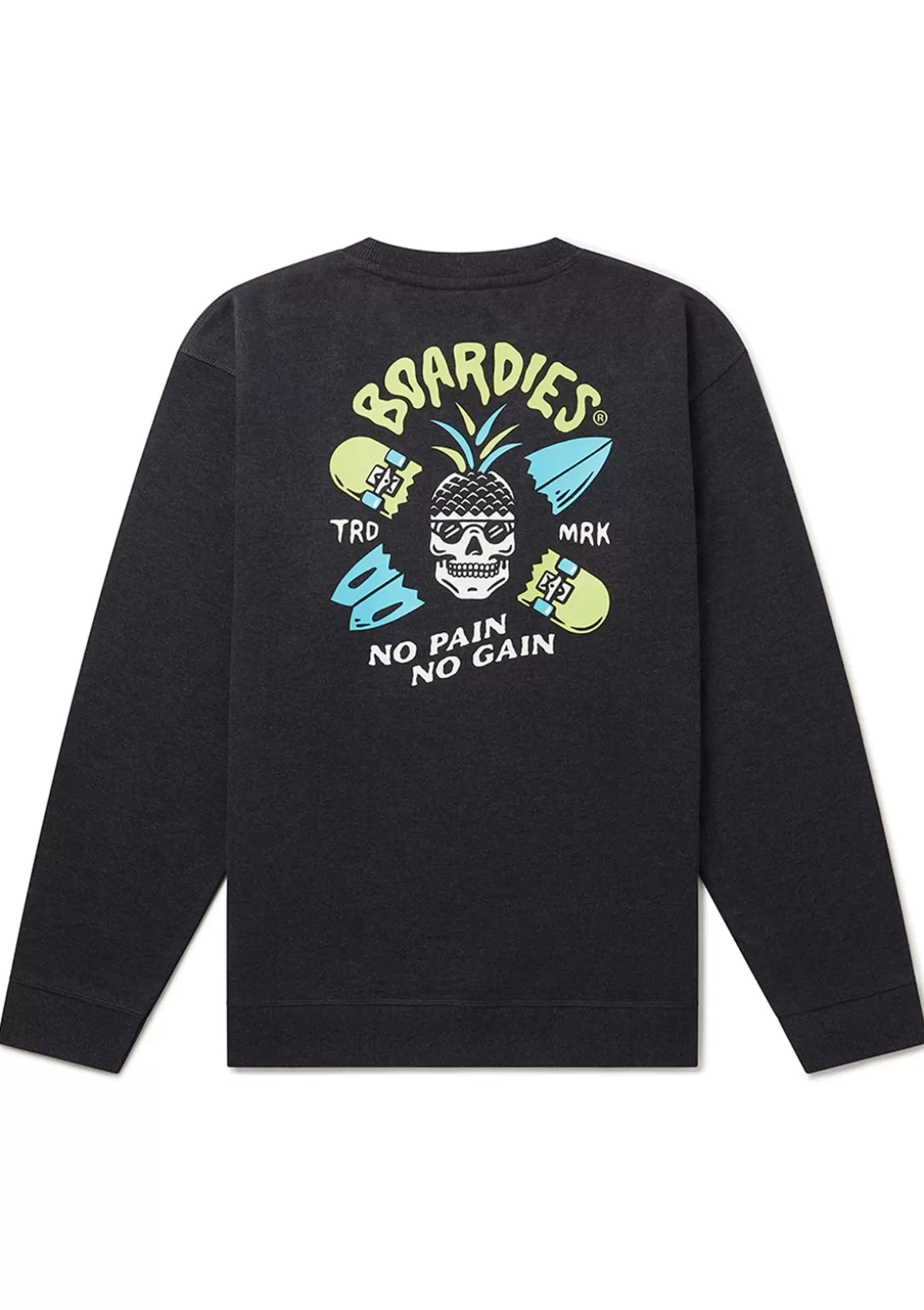 Boardies Apparel No Pain No Gain Crew Neck Sweater