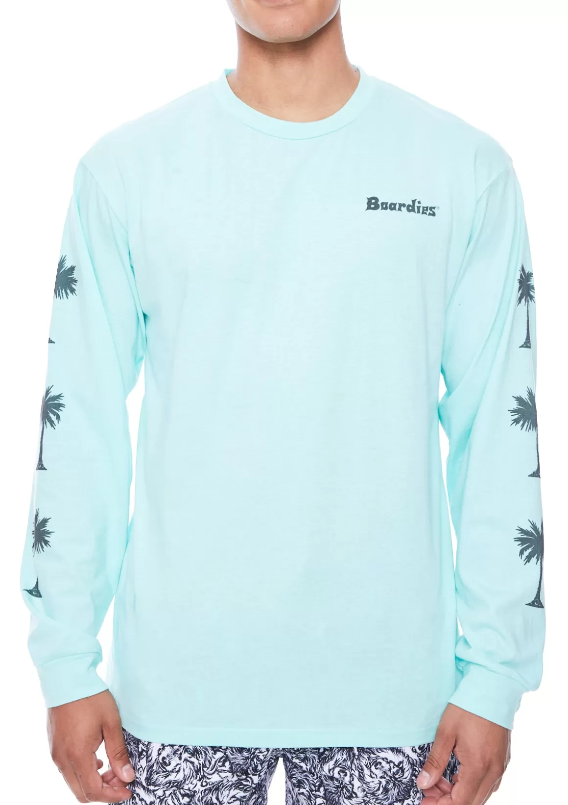 Boardies Apparel Palm Arm Green Long Sleeve T-Shirt