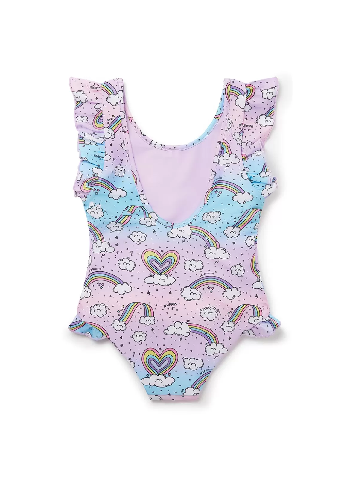 Boardies Apparel Rainbows Ruffles Swimsuit