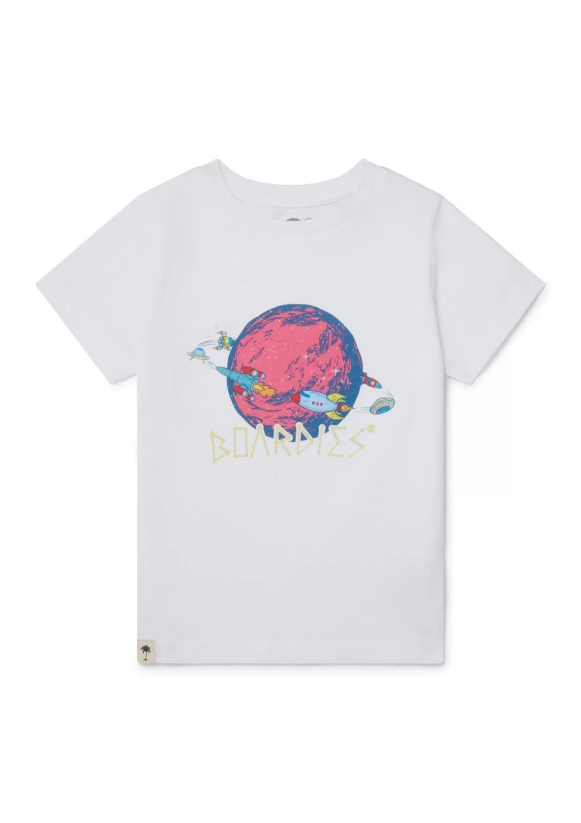 Boardies Apparel Rockets White Kids T-Shirt