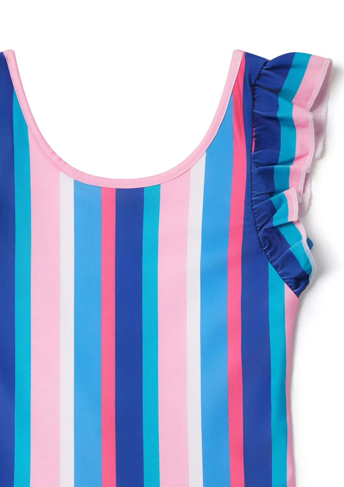 Boardies Apparel Sundown Stripe Ruffle Swimsuit